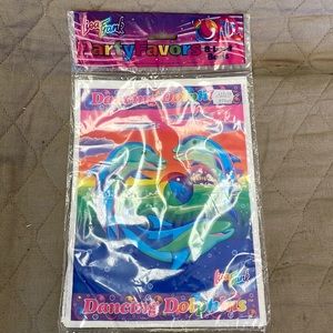 Lisa Frank dancing dolphins birthday bag